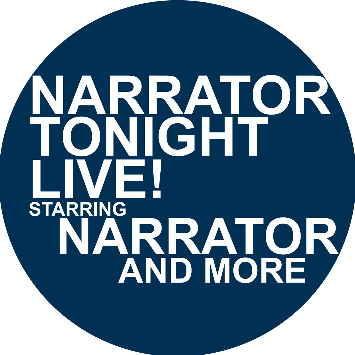 Narrator Tonight Live! | Dimension Abomination Wiki | Fandom