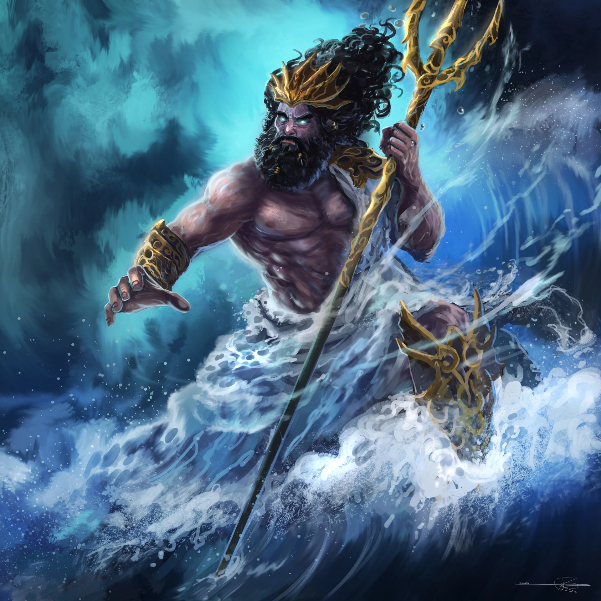 1650x2200 Resolution Poseidon Smite Gaming 1650x2200 Resolution Wallpaper -  Wallpapers Den