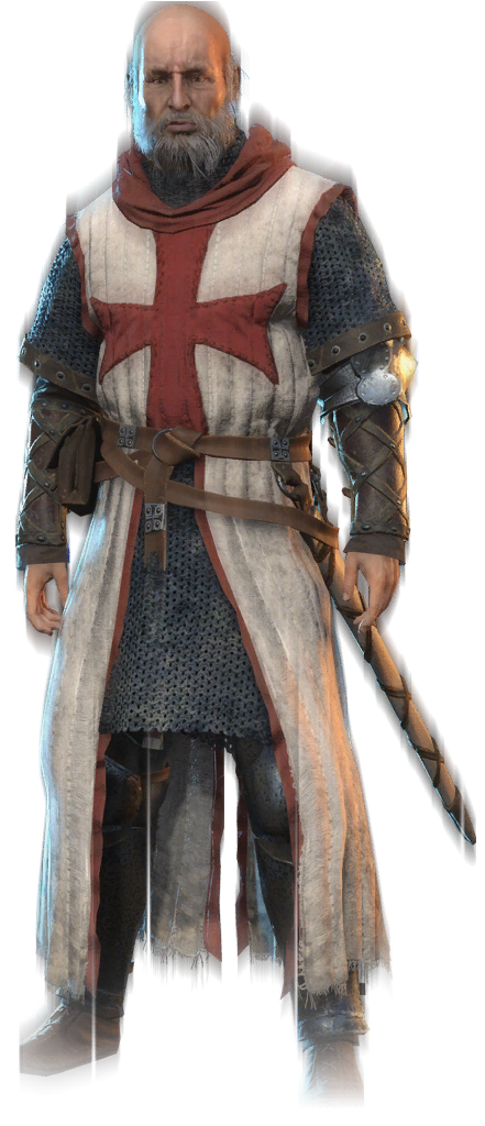 Templar Grand Master Guillaume de Beaujeu