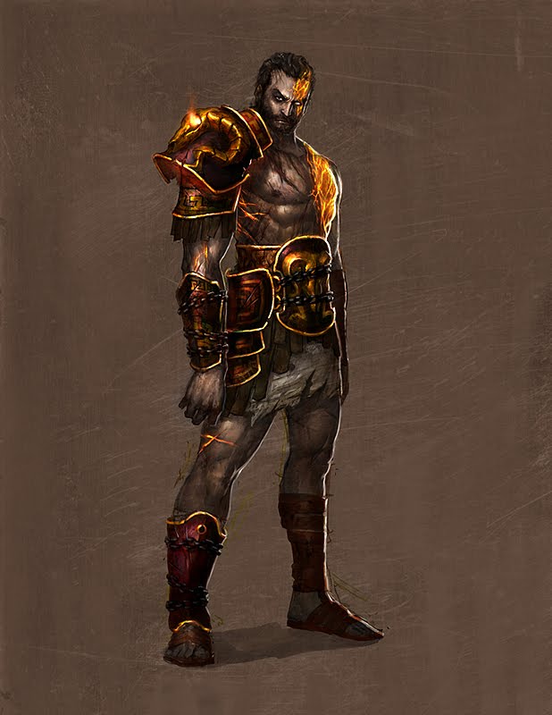 The younger brother of Kratos, Deimos was abduct...