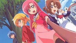 Hinagiku, alongside Nagi and Maria and Hayate