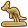 Golden Jackaroo Statue Fletch