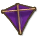 Purple Diamond Kite