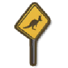 Jackaroo Crossing Sign Signwriting Table Sign Writing License Level 2