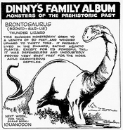 V.T. Hamlin’s Dinosaurs Brontosaurus