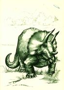 Triceratops In the Days of the Dinosaurs