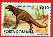 Romania1993-216L-tyrannosaurus-L