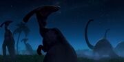 Good Dinosaur Parasaurolophus and Diplodocus