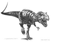 Tyrannosaurus rex by paleopastori