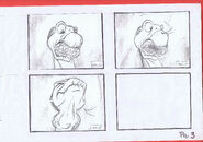 The Land Before Time 1988 Production Storyboard Copy Page 3 DON BLUTH -SH003