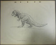 Drawing of T-rex 8