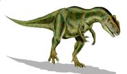 A single Allosaurus