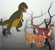 The Land Before Time (1988) - Sharptooth! (2)