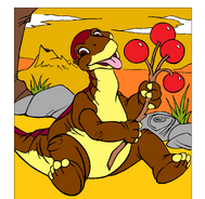The Land Before Time (1988) - Littlefoot loves the fruits and cherries