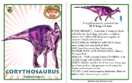 Dinosaur train corythosaurus card revised by vespisaurus-db7f50b