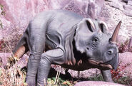 Centrosaurus Prehistoric Park Calgary Zoo Oct 1987