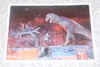 Primeval World T-Rex and Stegosaurus card front
