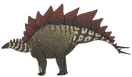 Life reconstruction of Stegosaurus stenops