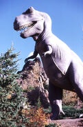 Tyrannosaurus Prehistoric Park Calgary Zoo Oct 1987