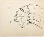 Fantasia Rite of Spring T-Rex Dinosaur Animation Drawing Group (Walt Disney, 1940) 2