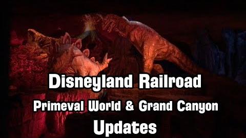 Disneyland Railroad's New Primeval World and Grand Canyon Updates Look Great!