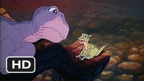 The Land Before Time (4 10) Movie CLIP - Littlefoot Meets Ducky (1988) HD