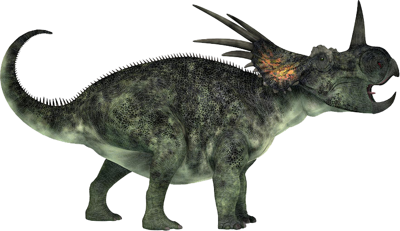 Cute Styracosaurus Dinosaur Illustration Ai Generativ 