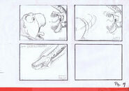 The Land Before Time 1988 Production Storyboard Copy Page 7 DON BLUTH -SH007