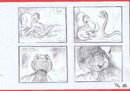 The Land Before Time 1988 Production Storyboard Copy Page 10 DON BLUTH -SH010