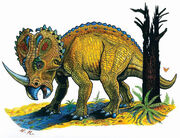 Monoclonius-life restoration.jpg