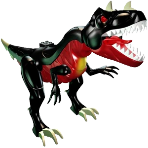 lego t rex attack