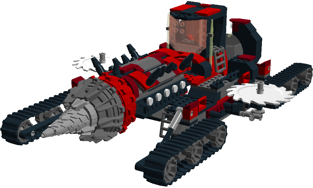 mining drill vehicle