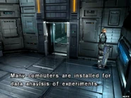 "Many computers are installed for data analysis of experiments."