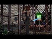 Regina uses the Large Stungun to short out an electronic lock.