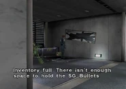 Hall 2F (6).jpg (18 KB) Inventory full. There isn't enough space to hold the SG Bullets.
