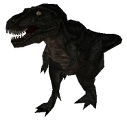 2P T. rex in Dino-Duel Mode.