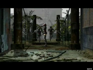 2 Full Faces jumping through the Bridge