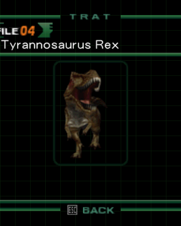 Tyrannosaurus Rex File Dino Crisis Wiki Fandom