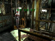 Elevator that leads to the top platform.