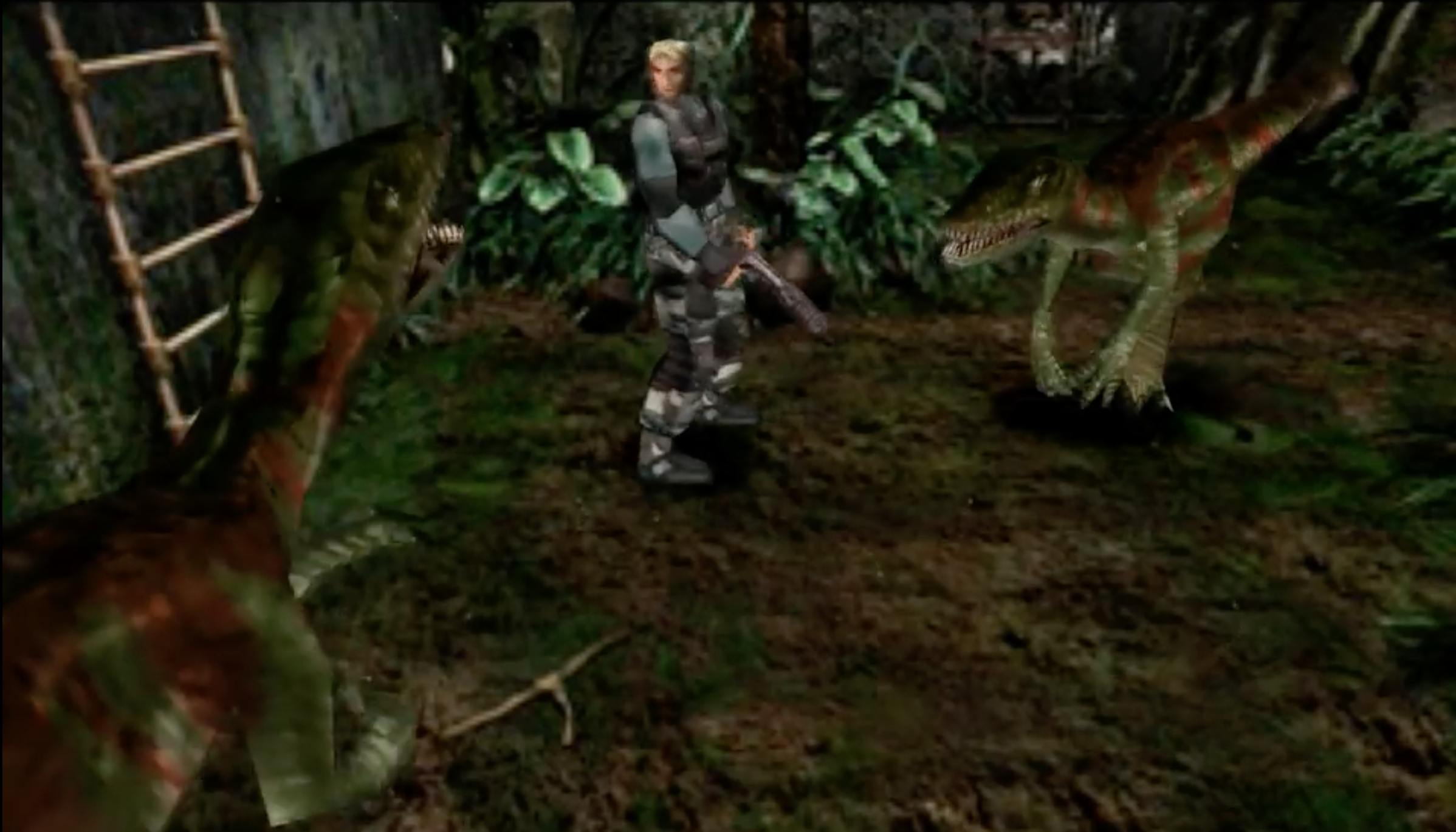 DINO CRISIS 2-Game play -PS1-direto do console 