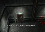 The door has been unlocked.
