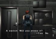 A switch. Will you press it? Yes / No