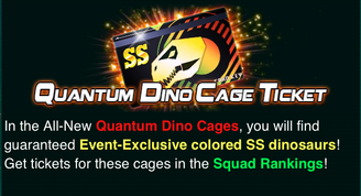 Quantum Dino Cage Ticket