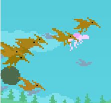 Writer, Wanderer, Wonderer — pixeljamgames: Dino Run 2 Pterosaur