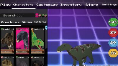 Updates, Dinosaur Arcade Wiki