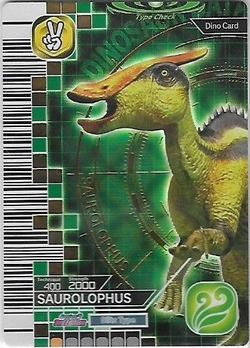 dinosaur king saurolophus