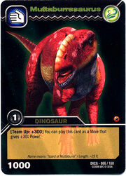 Muttaburrasaurus TCG Card