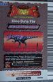 Back of Giganotosaurus arcade card (English 3rd Edition)