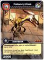 Deinonychus Colossal Rare TCG Card