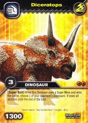 Diceratops TCG Card